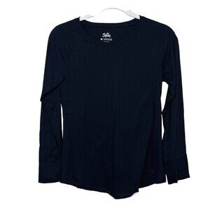 Justice black top kids girls crew neck long sleeve size  kids 16